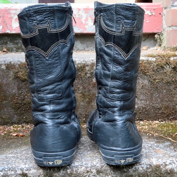 leather batman converse